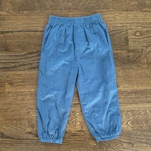 Little English Boys Blue Corduroy Pants
